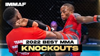 Top MMA Knockouts of 2022 Showreel | IMMAF