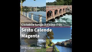 Cicloturismo lungo il Ticino Sesto Calende - Magenta