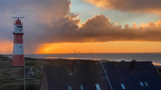 Der kleine eletrische Leuchtturm auf der Insel Borkum