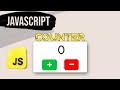 Simple Counter App Using HTML, CSS, and JavaScript | Beginner Tutorial