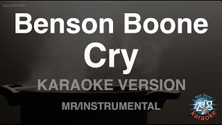 Benson Boone-Cry (MR/Instrumental) (Karaoke Version)