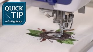 Quick Tip: Embroidering Complex Designs