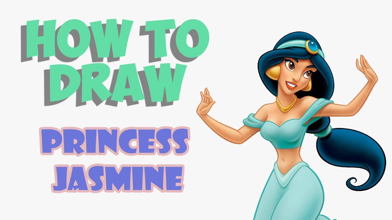 How To Draw Jasmine From Aladdin Youtube