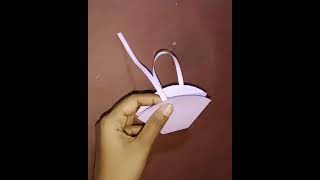 Easy and Cute Mini Paper basket | Paper Crafts Ideas #shorts #viral