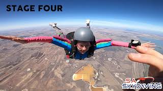 SA Skydiving | AFF Solo Skydiving Course | Stages 1-9