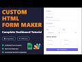 Build Custom HTML Forms Linked to Google Sheets — Free No Code Form Builder