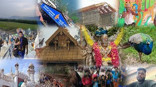 The Sabarimala Sree Dharma Sastha Temple| Aryankavu Ayyappan|pamba|Erumeli|courtallam full trip ....