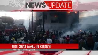 Fire guts Mall in Kisenyi