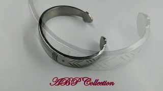 Gelang Plat Motif Ujung Panah