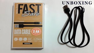 Fast Safe Data Cable | Remax RC-129m micro USB fast charging cable