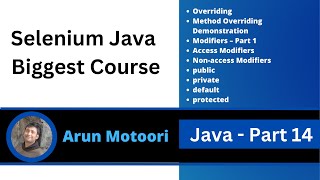 Java - Part 14 (Selenium Java Biggest Course)