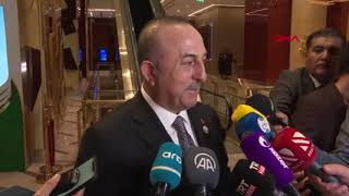 Bakan Çavuşoğlu Türkmenistan’da basın mensuplarının sorularını yanıtladı