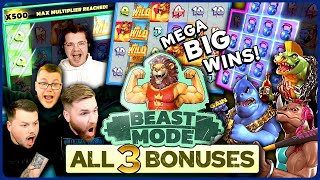 Big Wins on Beast Mode (All 3 Bonuses!)