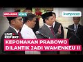 🔴LIVE STREAMING - Jokowi Lantik Thomas Djiwandono, Keponakan Prabowo Subianto Jadi Wamenkeu II