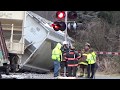 TRAIN DERAILMENT - Reading & Northern NRFF7 derails in Nesquehoning, PA