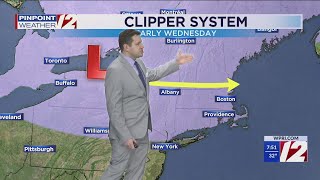 WPRI 12 Weather Forecast 1/26/25: Seasonable and Dry Today; Bit of Light Snow Mid-Week