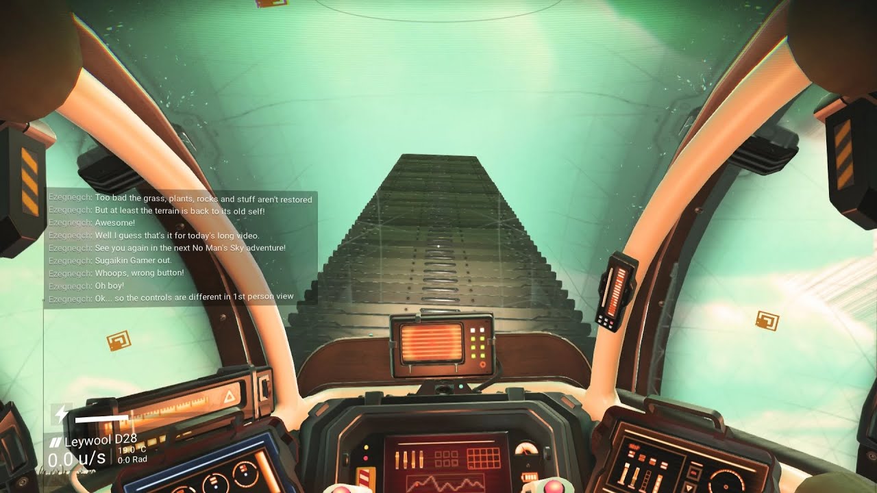 No Man's Sky Synthesis - Driving Exocraft In First Person View - YouTube