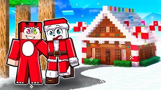 Construí una CASA DE NAVIDAD en Minecraft! 🎄 Raptorgamer