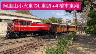 ［阿里山小火車］DL51+4節檜木車廂