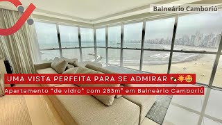 Edifício Sky Tower em Balneário Camboriú a vista frente mar mais INCRÍVEL da Avenida Atlântica