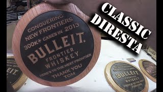 DIRESTA #TBT Whiskey Barrel Top Plaques