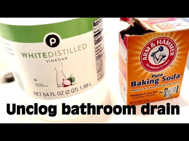 The All Natural Drain Opener Baking Soda Vinegar Rescue