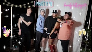 HOUSE PARTY VLOG