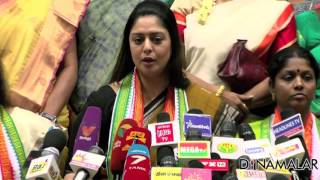 'BJP will never gain foothold in T.N : Nagma