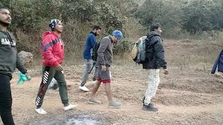 marching towards rockside, bouldering and climbing practice, dholburu, purulia  Ayodhya range.