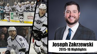 Joseph Zakrzewski - Highlights - 2015-16 Season