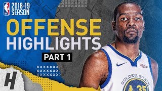 Kevin Durant BEST Offense Highlights from 2018-19 NBA Season! PURE SCORER (Part 1)