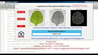 Vegetable Leaf Recognition Using Image Processing Source Code Vegetable Leaf Detection Using Matlab