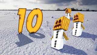 Minecraft: 10 фактов и секретов про Снеговиков! Майнкрафт 1.9