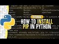 How To Install PIP In Python On Mac | pip install python