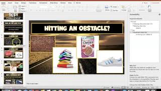 Module 6: Accessibility Evaluation #1 (PowerPoint)