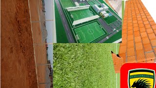 KINGS PROJECT UPDATE ON THE WALL AND ASTRO TURF FAAAABULOUS GOD BLESS OPEMSOR...