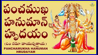 PANCHAMUKHA HANUMAN HRUDAYAM (పంచముఖ హనుమాన్ హృదయం- ఓం నమో వాయుపుత్రాయ)