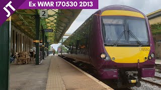 *EX WMR* EMR Class 170 170530 / 2D13 Departing Worksop (24/05/21)