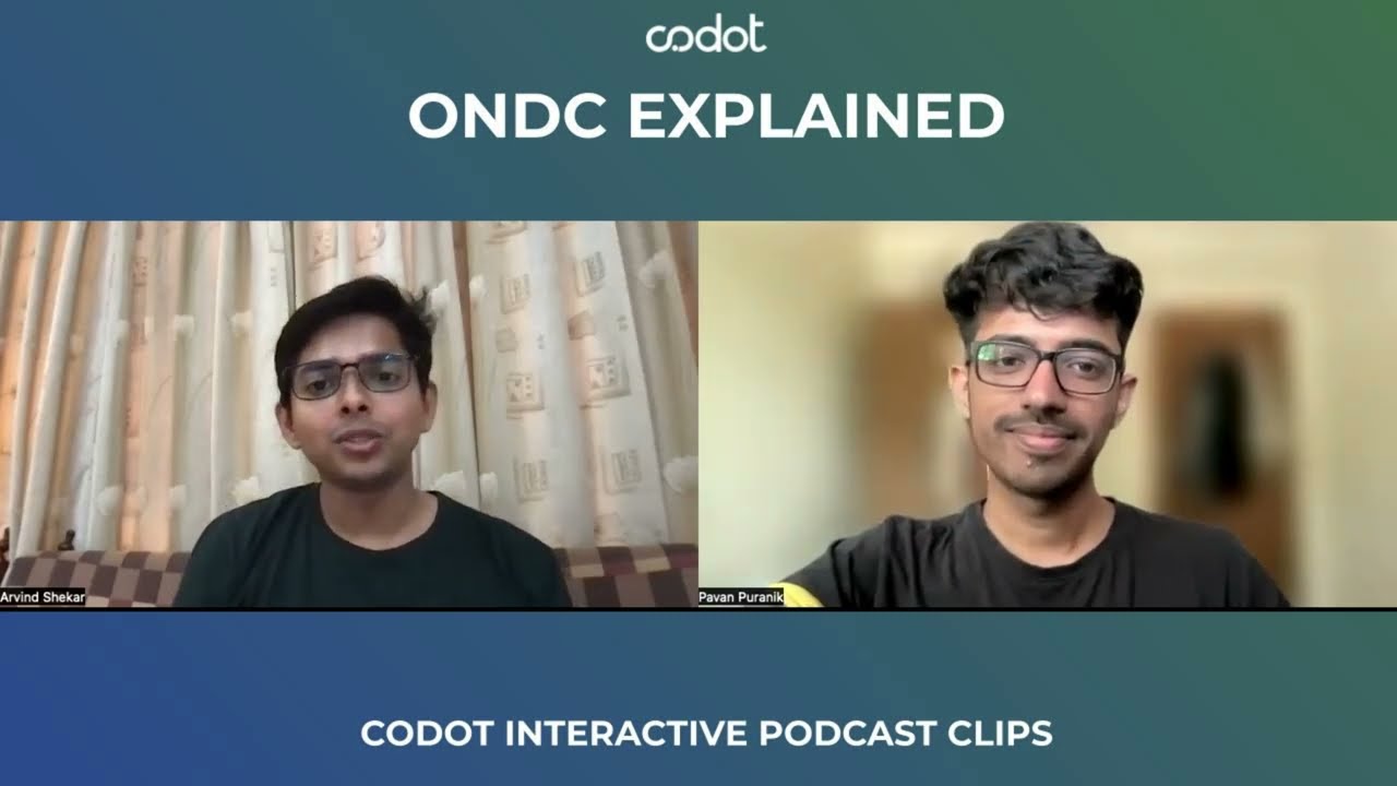 ONDC Explained | Co-Founder Of India's First ONDC Based Food Delivery ...