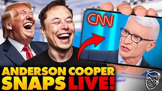 CNN's Anderson Cooper has UNHINGED On-Air MELTDOWN Over Elon Musk: 'Don't Be A DICK!'