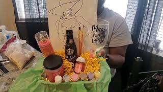 Sip and Paint Gift Basket, Mother's Day Gift Basket