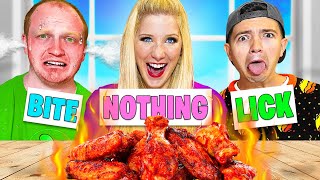 SPICY Bite, Lick, Nothing Challenge with Unspeakable and Preston *regret*