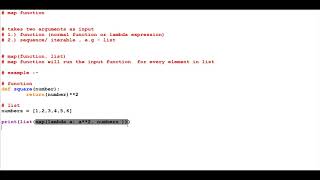 Python tutorial in Hindi 76 : Map Function