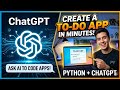 ​I Built a Python To-Do App in Minutes Using ChatGPT (Full Tutorial)