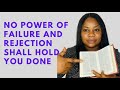 Morning declaration : No One will ever reject me | I succeed in all I do