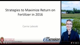 Strategies to maximize return on fertilizer in 2016