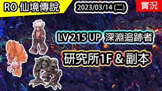 【RO實況# 260】 LV215 UP 深淵追跡者 | 研究所1F \u0026 挑戰古城副本 | 深淵追跡者養成(魅影四轉) #7 | Abyss Chaser | 查爾斯伺服器