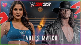 BabyDoll VS Undertaker - Tables Title Match | WWE 2K23