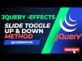 Slide toggle up & down - jQuery Effects #html #css #jquery #tutorial
