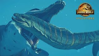 KRONOSAURUS HUNTS STYXOSAURUS | Jurassic World Evolution 2